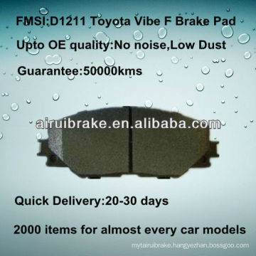 D1211 semi-metallic brake parts for Toyota Vibe